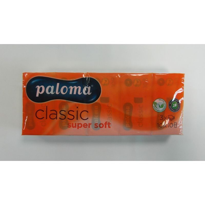 Paloma 3 Ply 10 X 10 Pocket Tissues